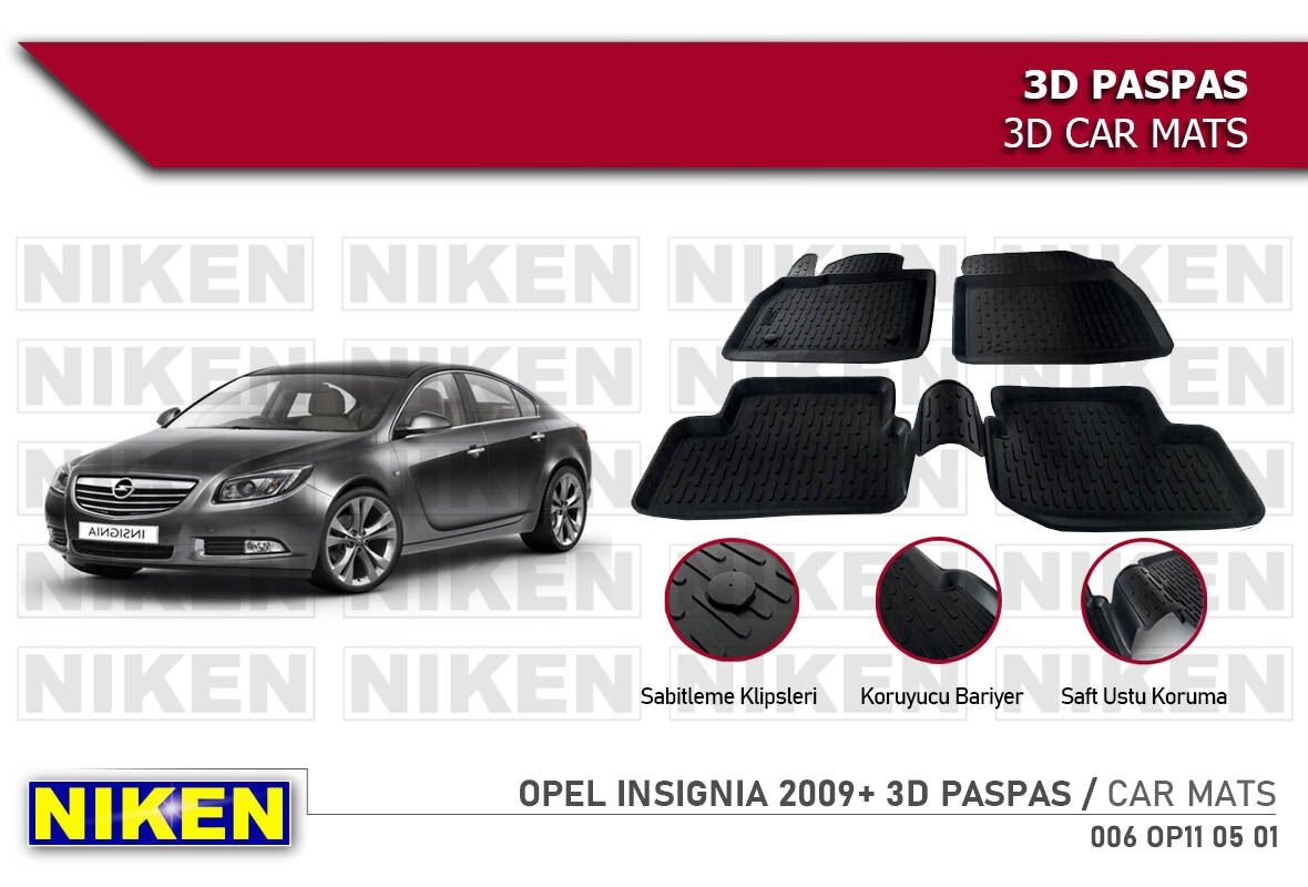 OPEL INSIGNIA 2009- 3D PASPAS