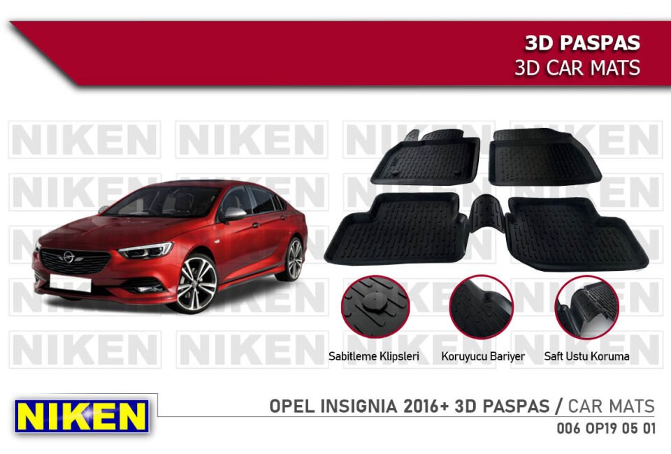 OPEL INSIGNIA 2016- 3D PASPAS