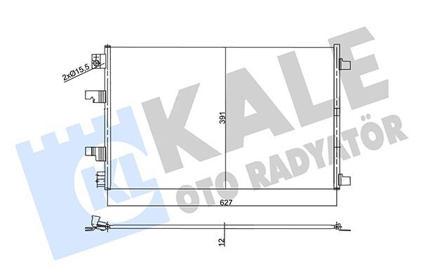 NISSAN QASHQAI (J10) 12-13 KLIMA RADYATÖRÜ 92100-BB50A KALE