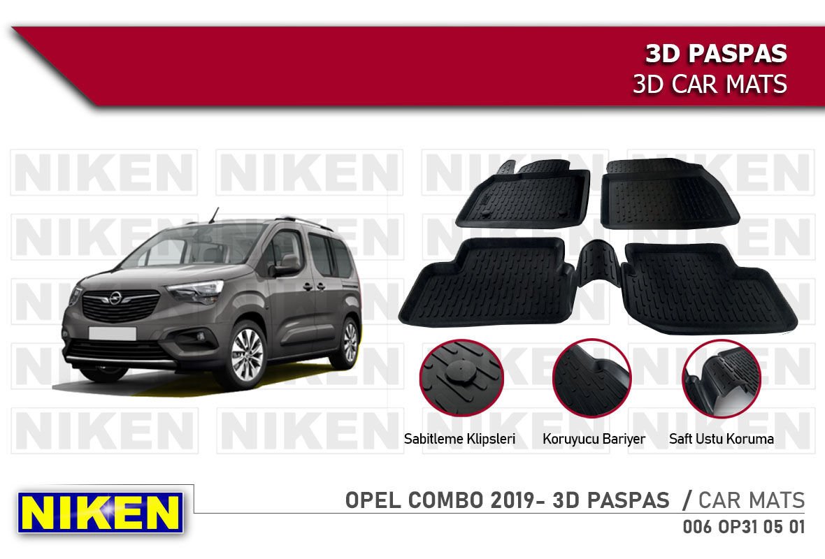 OPEL COMBO 2019- 3D PASPAS