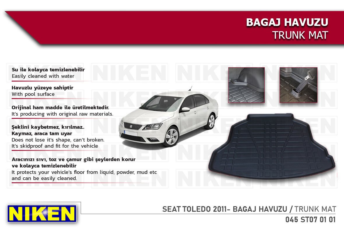 SEAT TOLEDO 2011- BAGAJ HAVUZU