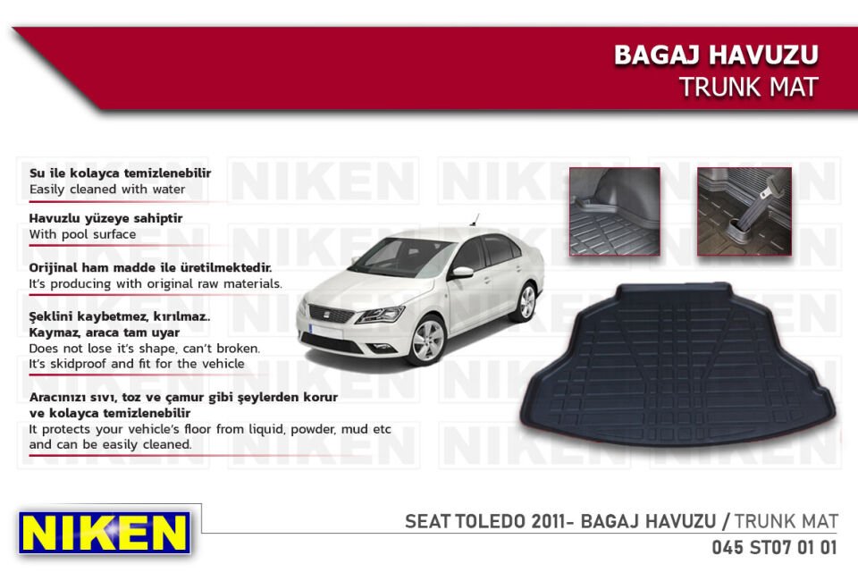 SEAT TOLEDO 2011- BAGAJ HAVUZU