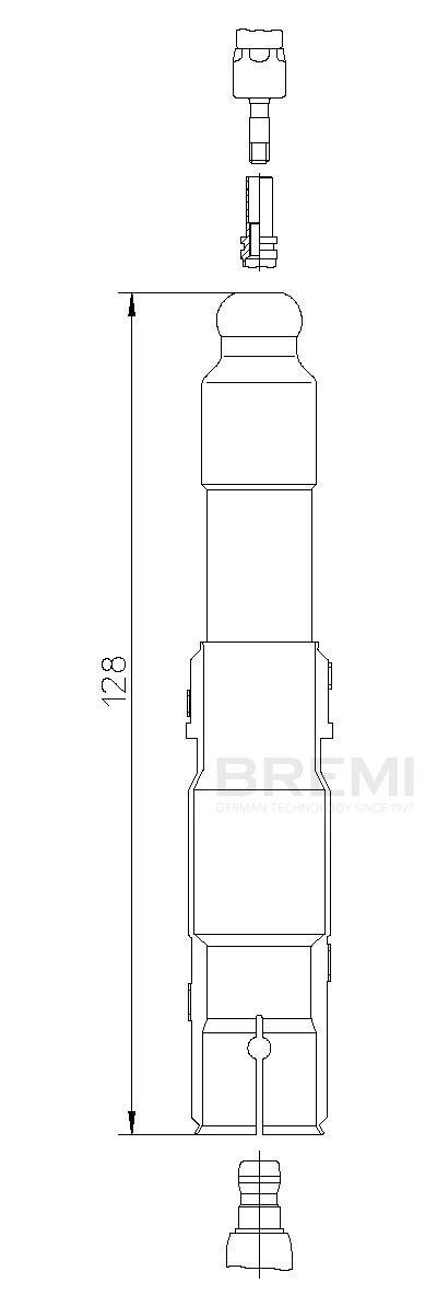 MERCEDES-BENZ W124 / 201 / 126 83-93 BUJI BASLIGI A0001565710 BREMI