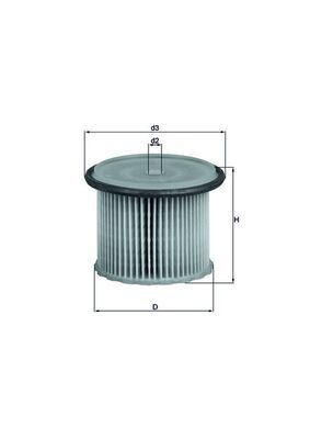 FIAT SCUDO-PARTNER 97- YAKIT FILTRESI 9609896480 MAHLE