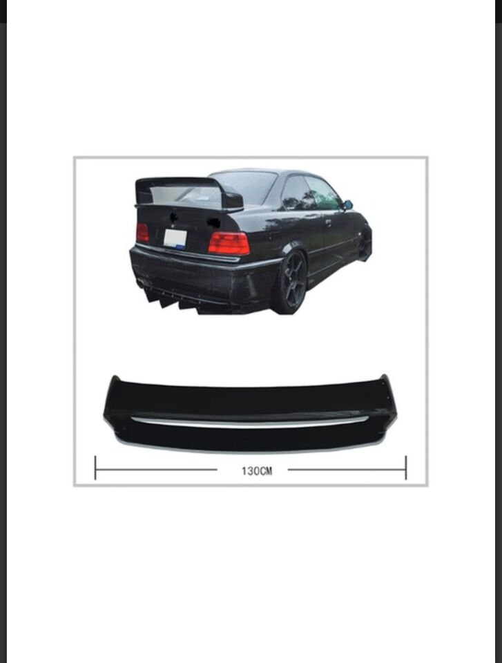 SPOYLER PLASTİK ABS BMW E36 ÇİFT KAT
