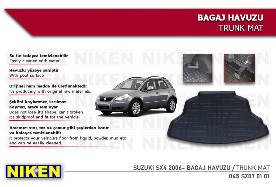 SUZUKI SX4 2006- BAGAJ HAVUZU