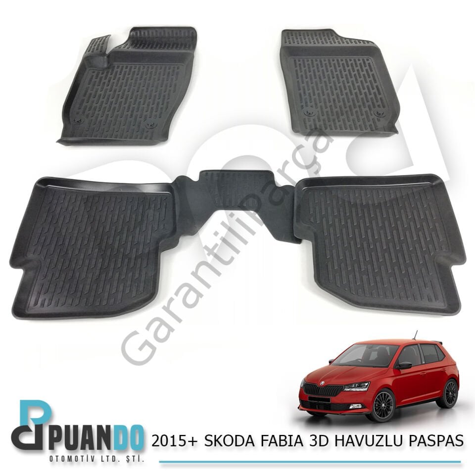 2015+ SKODA FABIA 3D HAVUZLU PASPAS