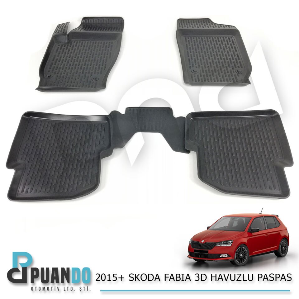 2015+ SKODA FABIA 3D HAVUZLU PASPAS
