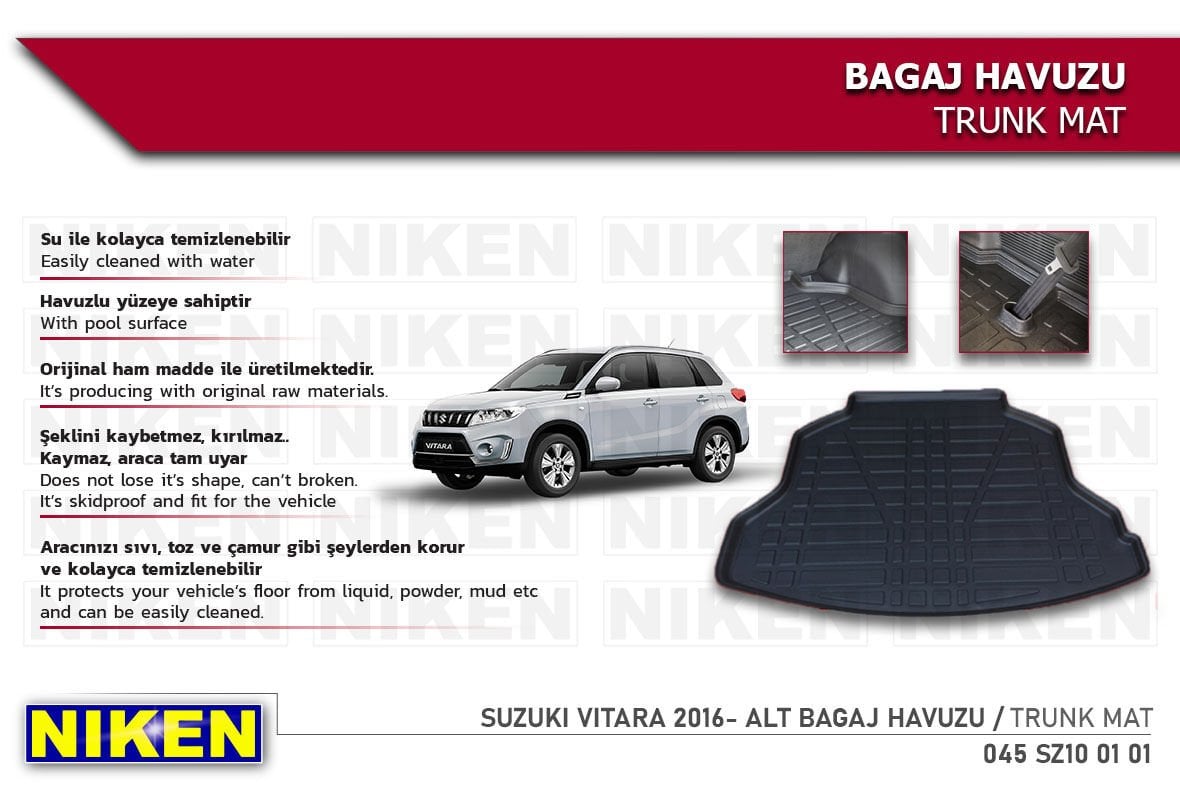 SUZUKI VITARA 2016- ALT BAGAJ HAVUZU