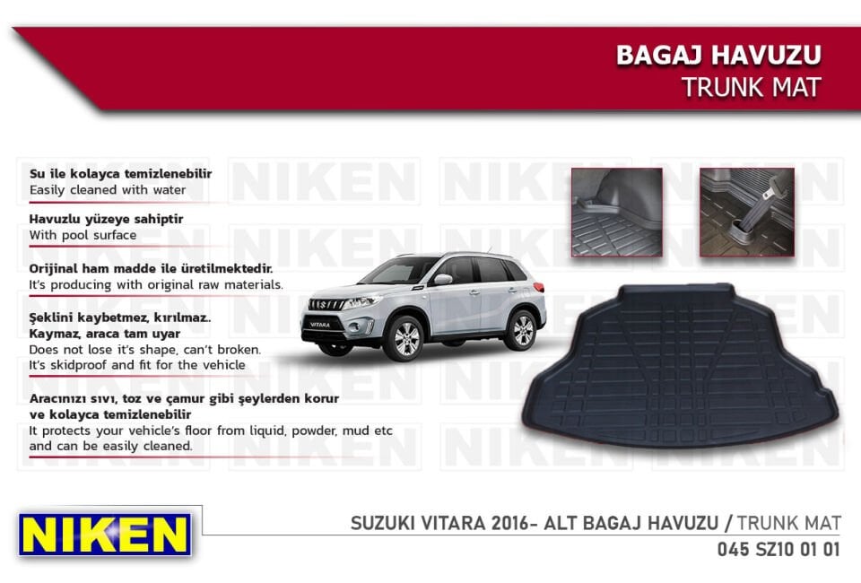 SUZUKI VITARA 2016- ALT BAGAJ HAVUZU