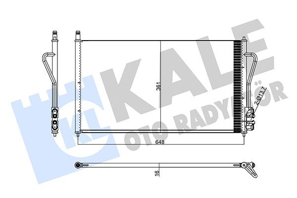 FORD FOCUS 98-04 KLIMA RADYATÖRÜ MEYS4H 19710 CA EUROREPAR