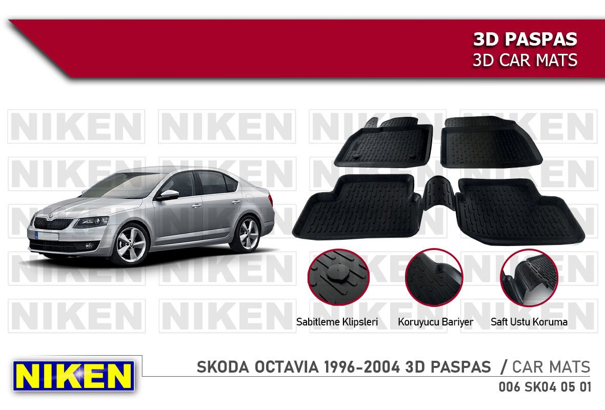 SKODA OCTAVIA 1996-2004 3D PASPAS