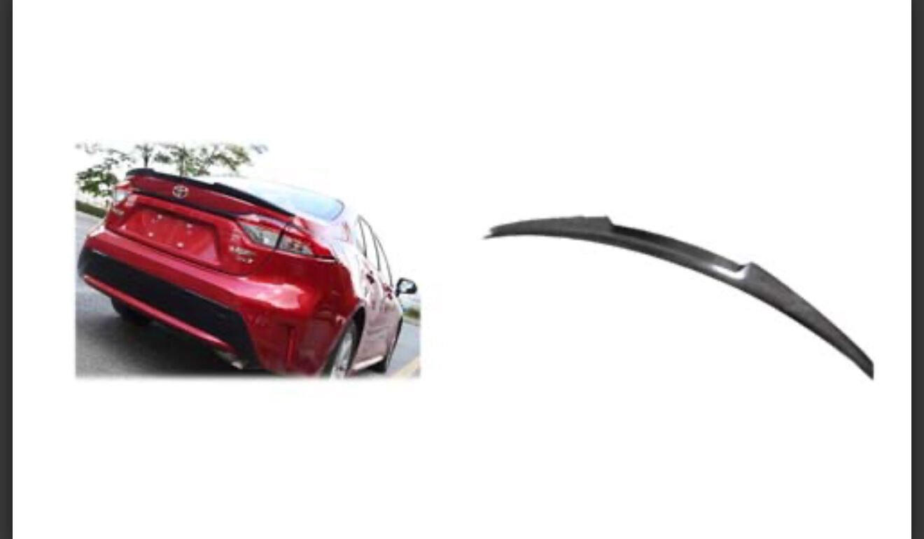 SPOYLER PLASTİK ABS COROLLA 2020-