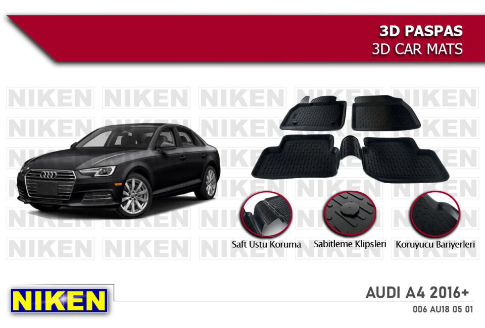 AUDI A4 2016- 3D PASPAS
