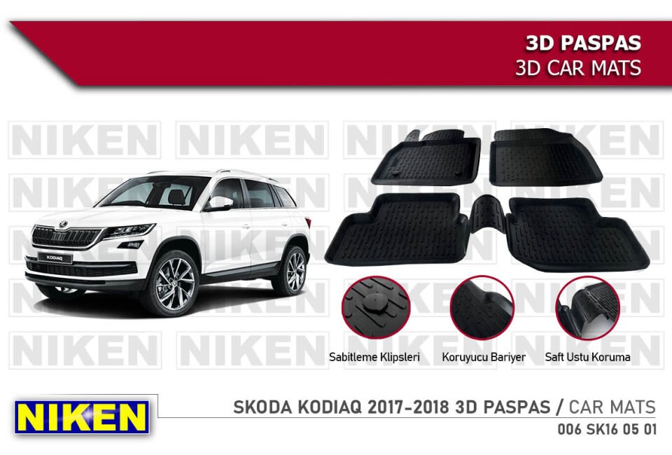 SKODA KODIAQ 2017- 3D PASPAS