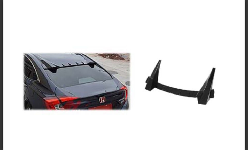 SPOYLER PLASTİK ABS CAM ÜSTÜ UZAY CIVIC 2016