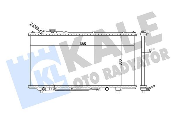 MAZDA 323 (BA) 95-98 SU RADYATÖRÜ BPH7-15-200E KALE