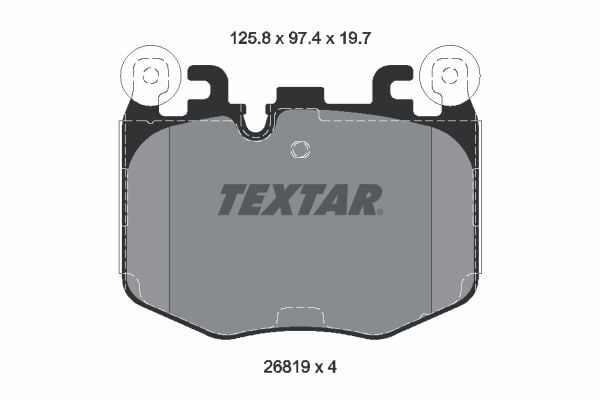 BMW 5G60-G61-G68-G90-G99-7G70 23- FREN BALATASI ÖN 34108842387 TEXTAR