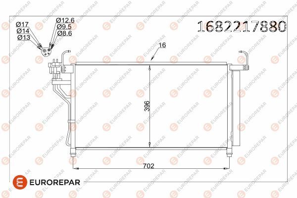 HYUNDAI H1 07-15 KLIMA RADYATÖRÜ 976064H000 976064H200 EUROREPAR