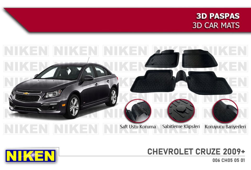 CHEVROLET CRUZE 2009- 3D PASPAS
