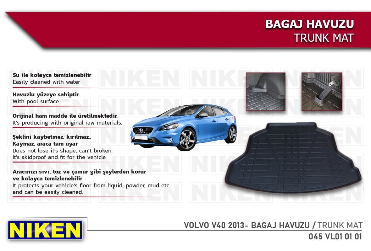 VOLVO V40 2013- BAGAJ HAVUZU