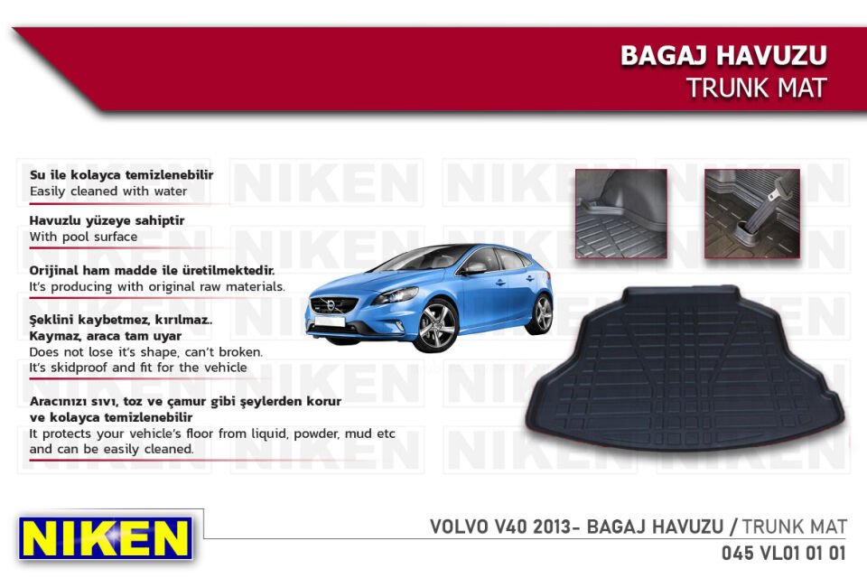 VOLVO V40 2013- BAGAJ HAVUZU