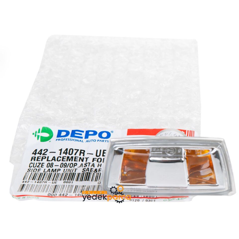 OPEL CORSA D CORSA E ASTRA H ZAFIRA B INSIGNIA A ADAM MERIVA B 04- ÇAMURLUK SINYALI SAG 1713424 DEPO
