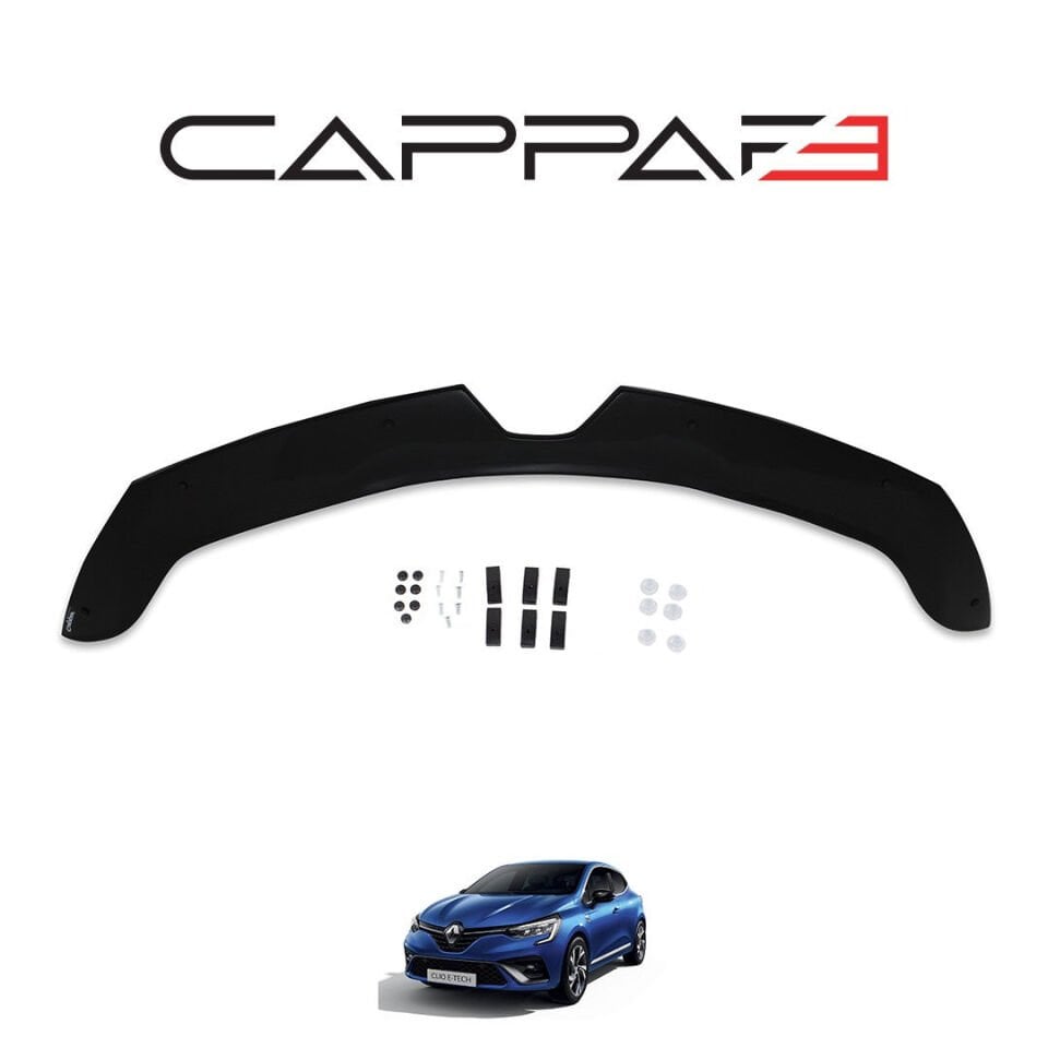 Renault Clio 5 2020- Yılı ve Sonrası Uyumlu Kaput Rüzgarlığı 3mm