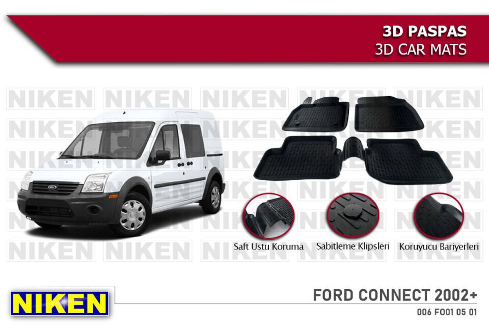 FORD CONNECT 2002- 3D PASPAS