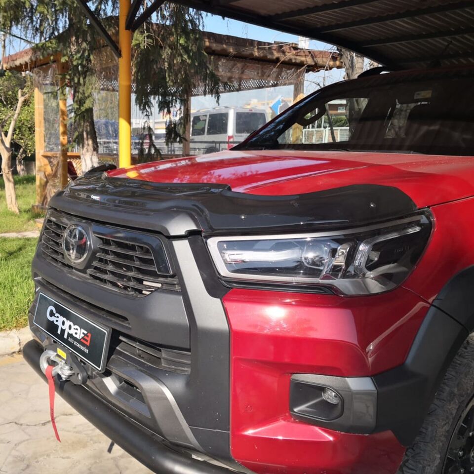 Toyota Hilux 2021- Yılı ve Sonrası Uyumlu Yarasa Kaput Rüzgarlığı