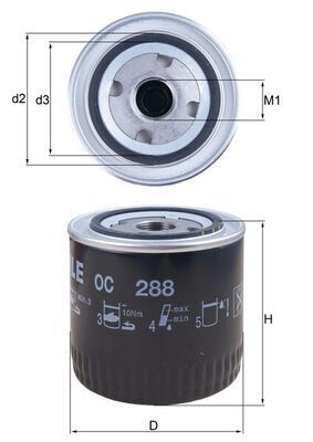 FIAT CHREYSLER 300 C-JEEP GRAND CHEEROKE III 04- YAG FILTRESI K04884899AC MAHLE