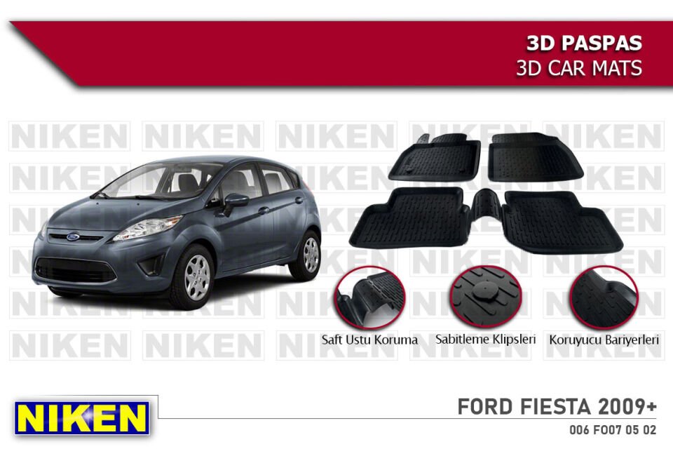 FORD FIESTA 2009- 3D PASPAS