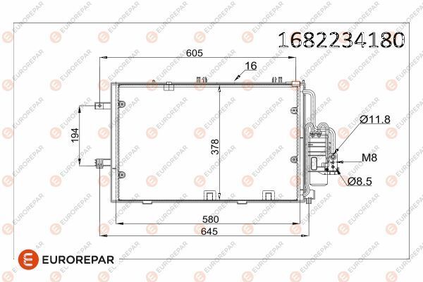 PSA 97-00 RADYATOR 93183505 /1609635780 EUROREPAR