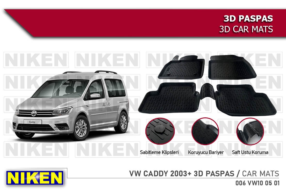 VW CADDY 2003- 3D PASPAS