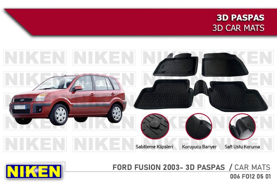 FORD FUSION 2003- 3D PASPAS