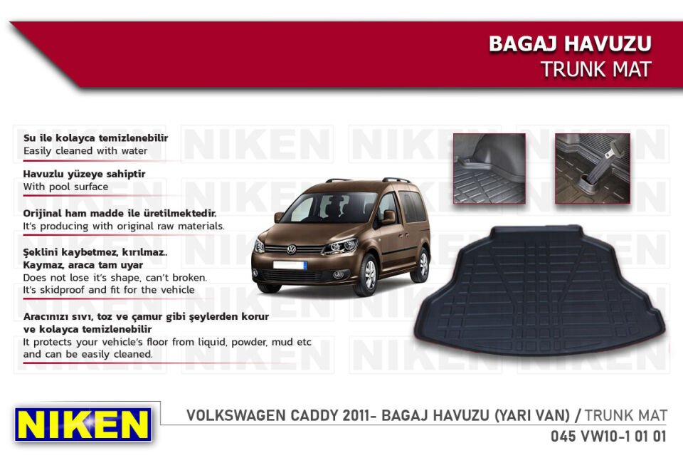 VW CADDY 2011- BAGAJ HAVUZU (YARI VAN)