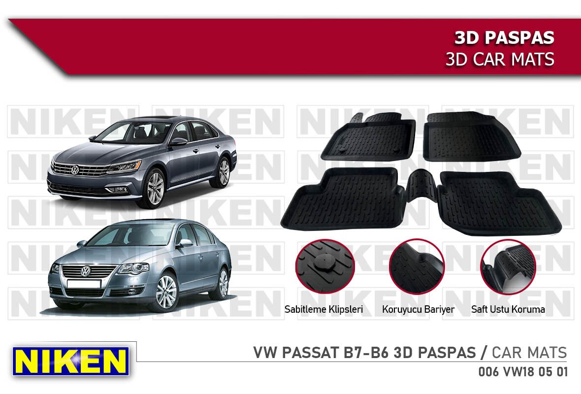 VW PASSAT B7-B6 3D PASPAS