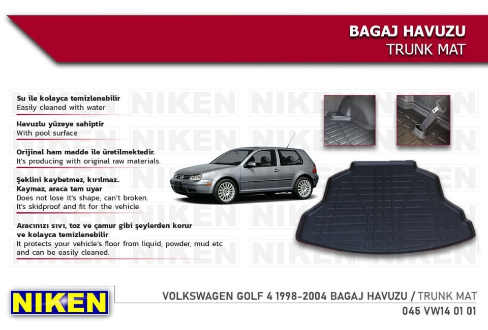 VW GOLF 4 1998-2004 BAGAJ HAVUZU