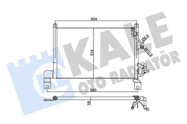 FORD RANGER 98-03 KLIMA RADYATÖRÜ XM34 19710 AE KALE