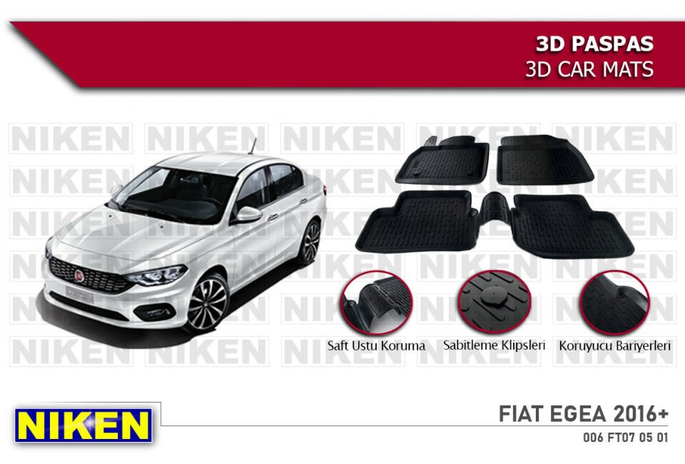 FIAT EGEA 2016- 3D PASPAS