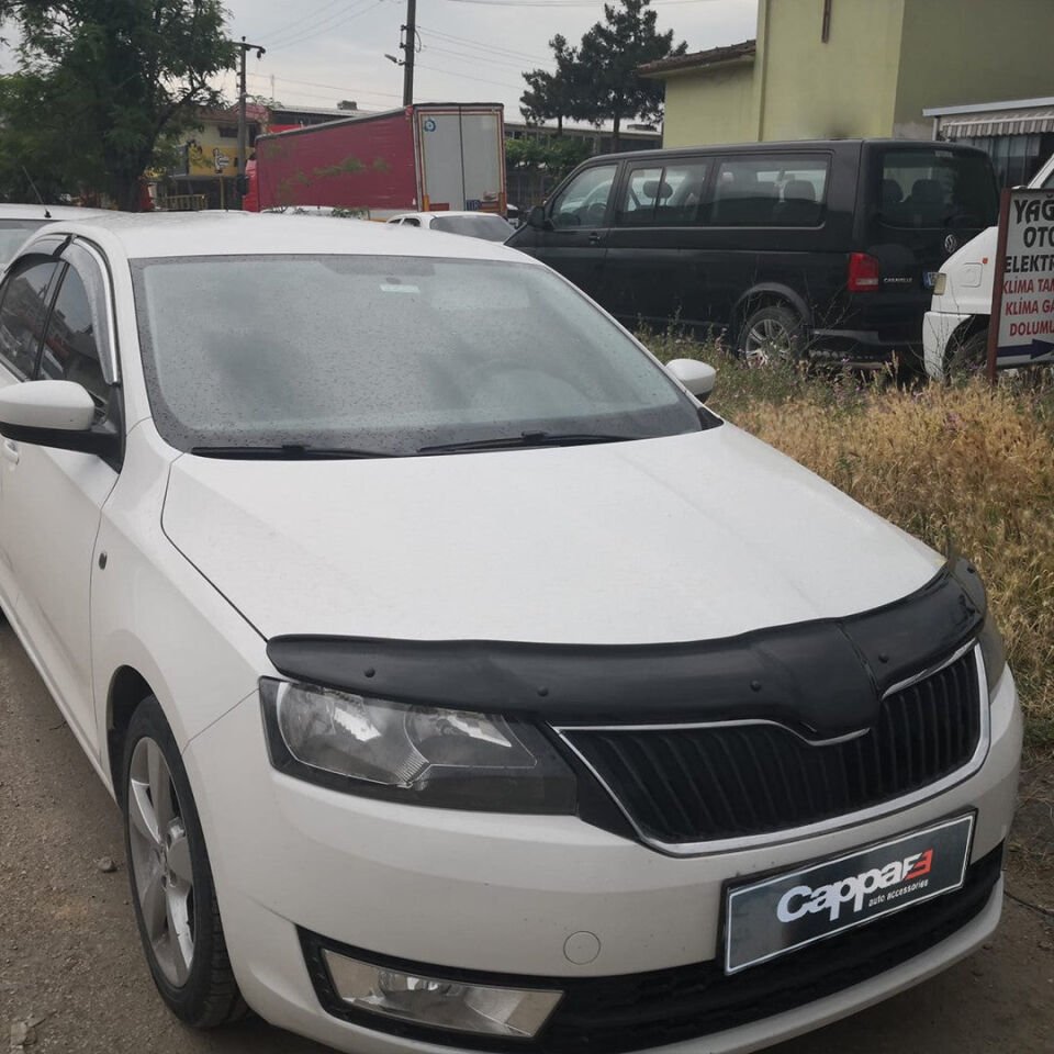 Skoda Rapid 2012-2019 Yıllları Arası Uyumlu Ön Kaput Rüzgarlık 3mm