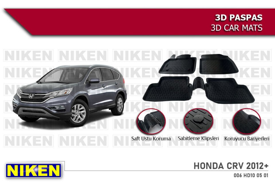 HONDA CRV 2012- 3D PASPAS