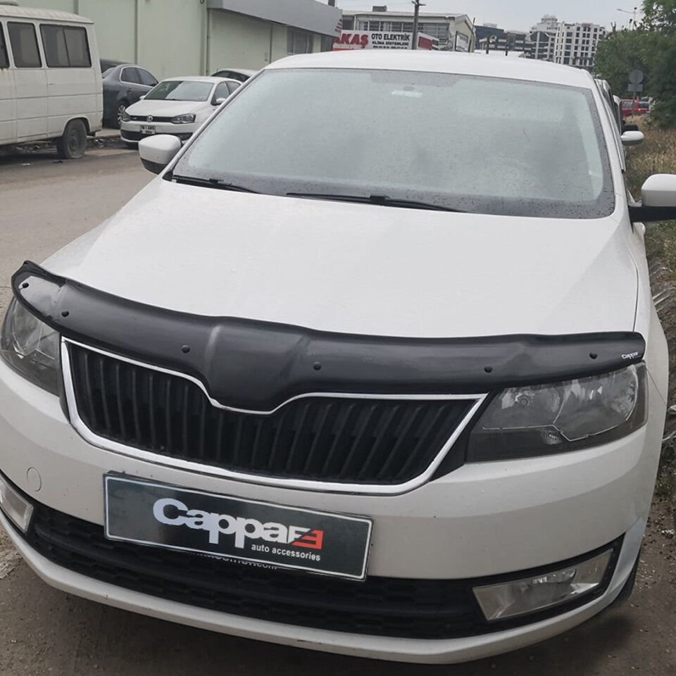 Skoda Rapid 2012-2019 Yıllları Arası Uyumlu Ön Kaput Rüzgarlık 4mm