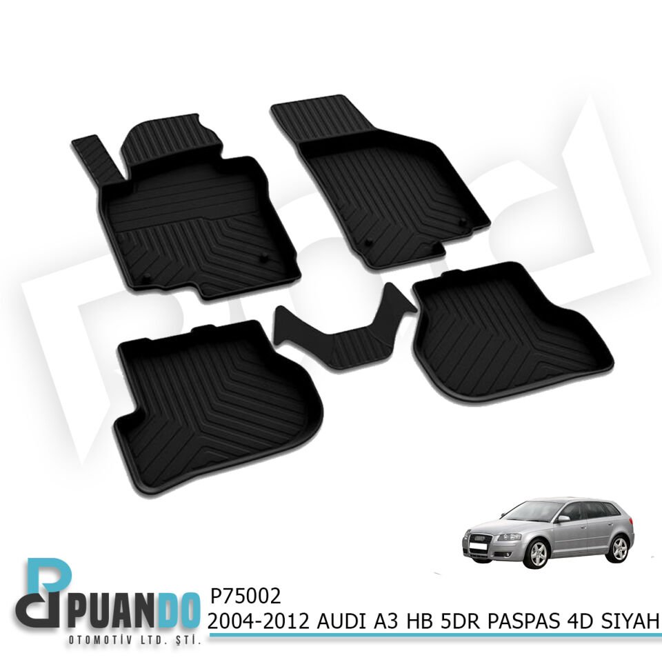 2004-2012 AUDI A3 HB 5KP PASPAS 4D SIYAH