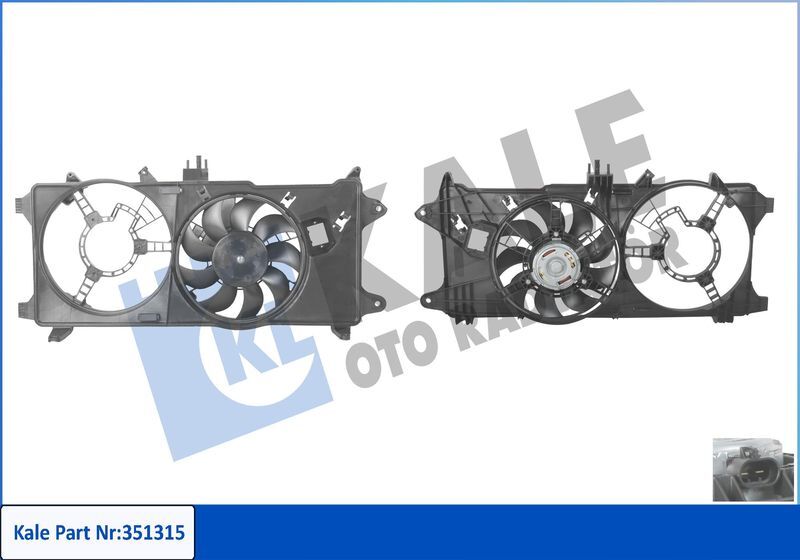 FIAT DOBLO 01- FAN MOTORU 51738799 KALE