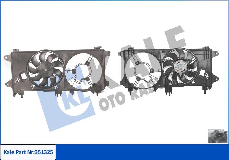 FIAT DOBLO 01- FAN MOTORU 51755589 KALE