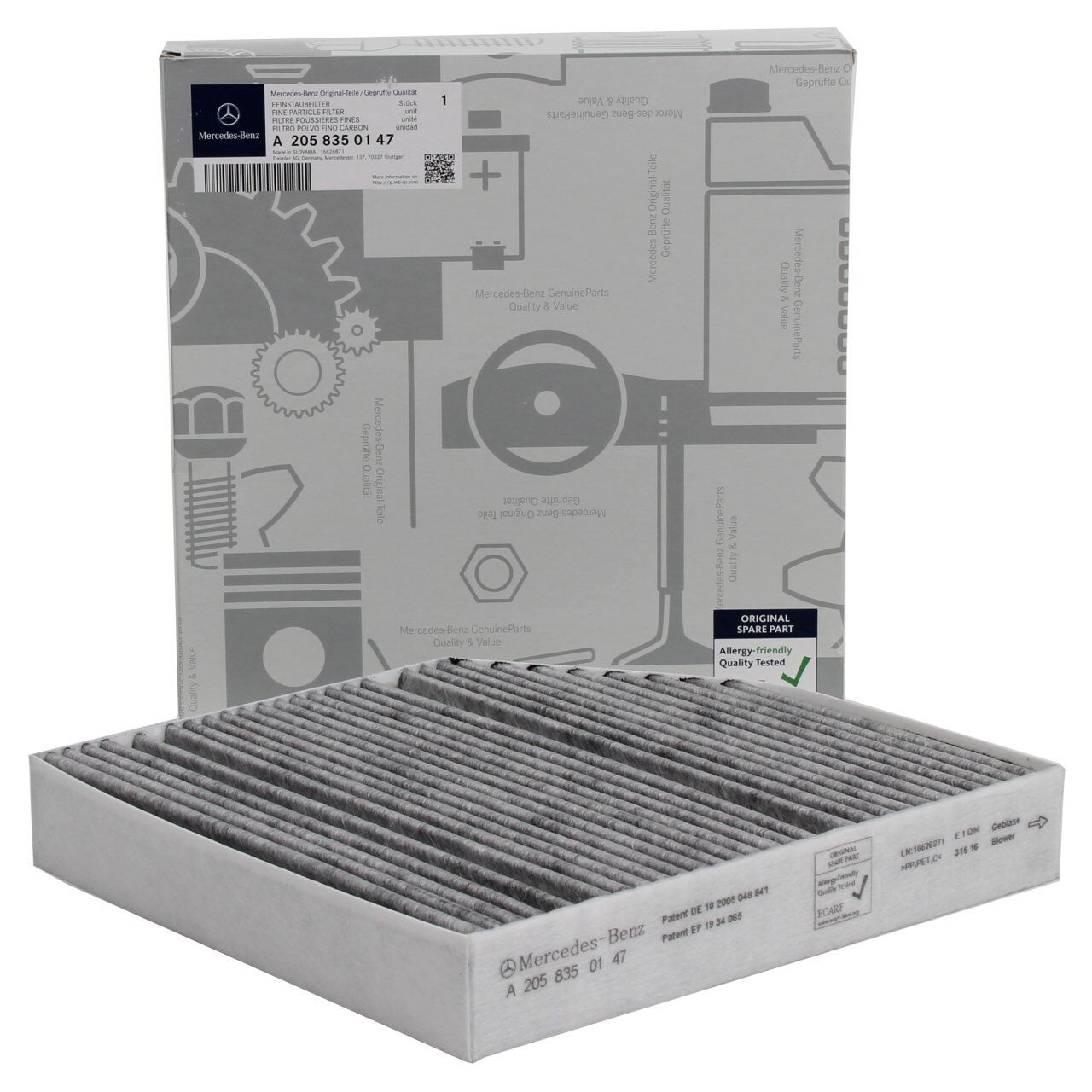 MERCEDES-BENZ W205-213-238 13- POLEN FILTRESI A2058350147 MANN