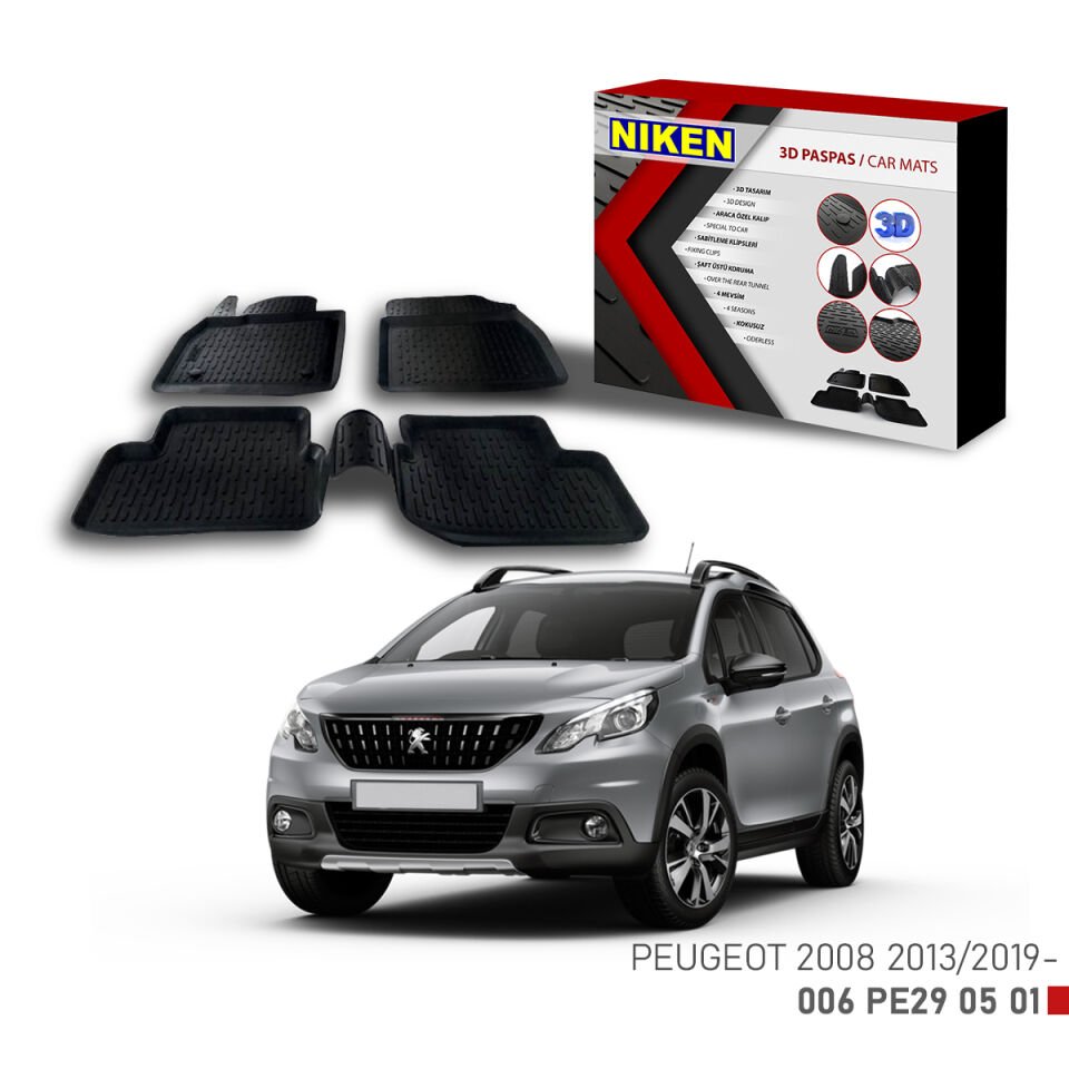 PEUGEOT 2008 2013-2019 3D PASPAS
