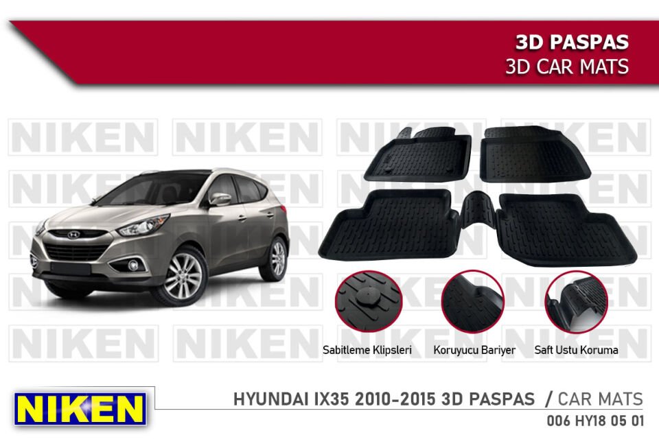 HYUNDAI IX35 2010-2015 3D PASPAS