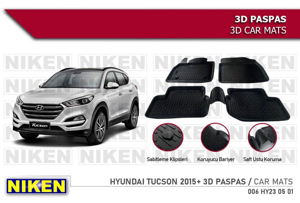 HYUNDAI TUCSON 2015- 3D PASPAS